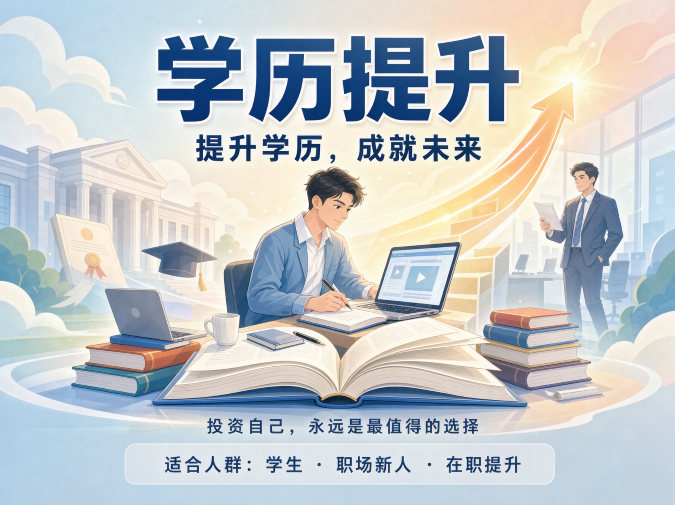 学历提升路径规划示意图